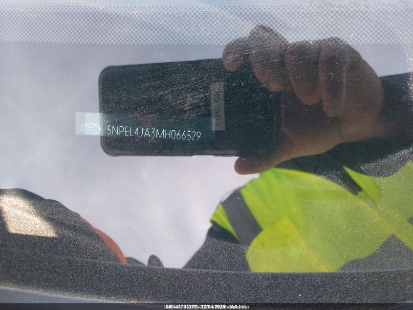 2021 Hyundai Sonata Sel VIN: 5NPEL4JA3MH066529 Lot: 43793379