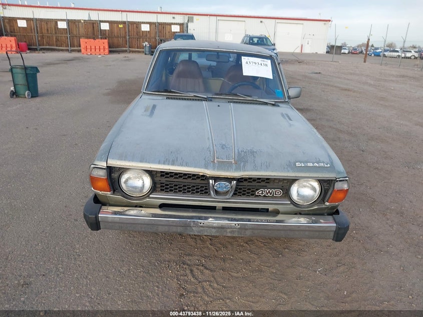1980 Subaru Brat VIN: A69L042080 Lot: 43793438