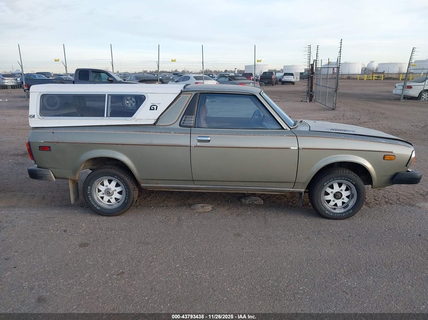 1980 Subaru Brat VIN: A69L042080 Lot: 43793438