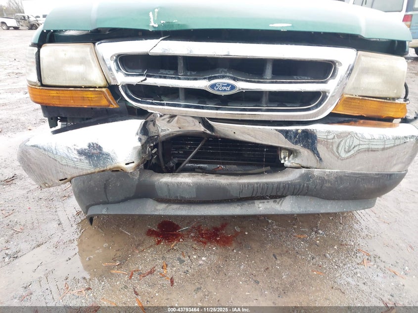 1999 Ford Ranger Xl/Xlt VIN: 1FTYR14V5XTA02002 Lot: 43793464