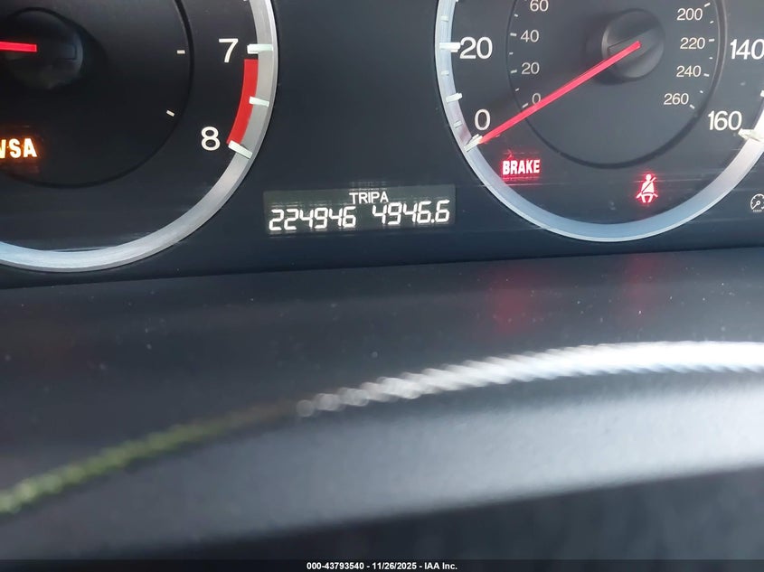 2009 Honda Accord 2.4 Ex VIN: 1HGCP25749A036082 Lot: 43793540