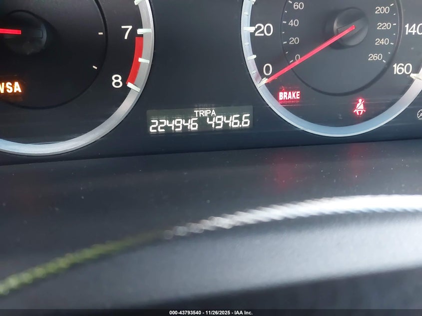 2009 Honda Accord 2.4 Ex VIN: 1HGCP25749A036082 Lot: 43793540