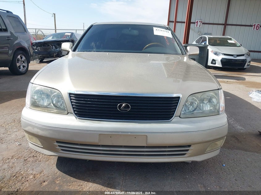 2000 Lexus Ls 400 VIN: JT8BH28FXY0179731 Lot: 43793541