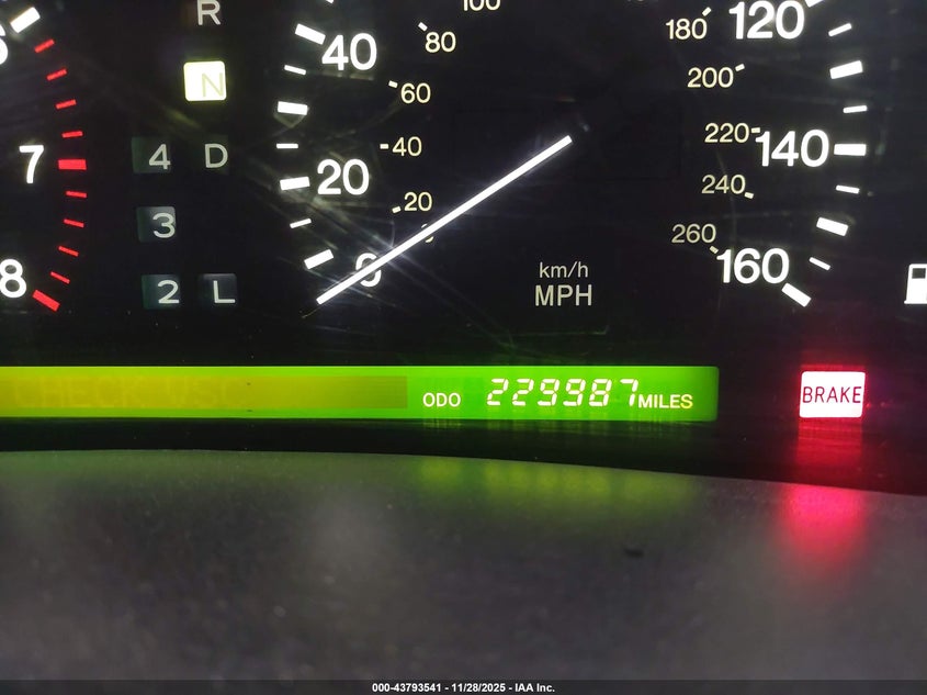 2000 Lexus Ls 400 VIN: JT8BH28FXY0179731 Lot: 43793541