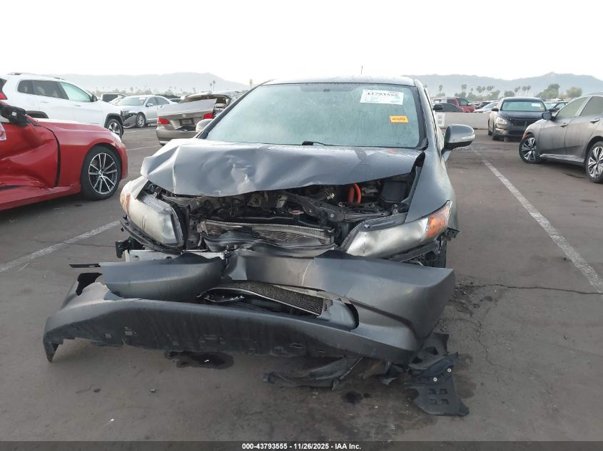 2012 Honda Civic Hybrid VIN: JHMFB4F34CS002516 Lot: 43793555