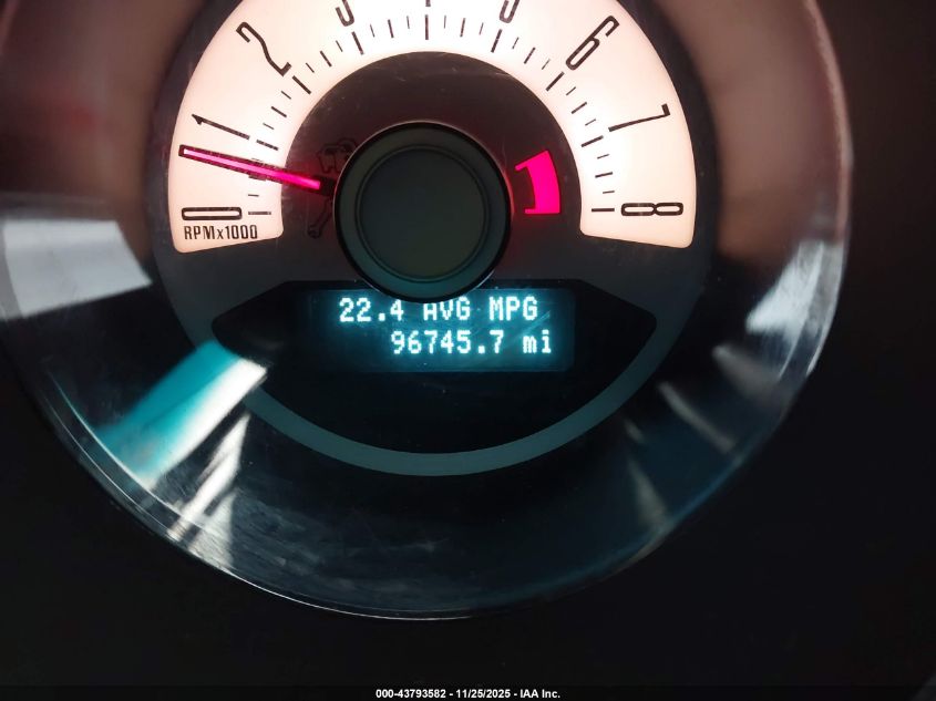 2012 Ford Mustang V6 Premium VIN: 1ZVBP8AM1C5272596 Lot: 43793582