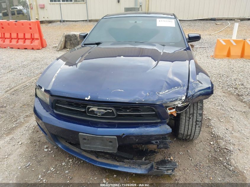 2012 Ford Mustang V6 Premium VIN: 1ZVBP8AM1C5272596 Lot: 43793582