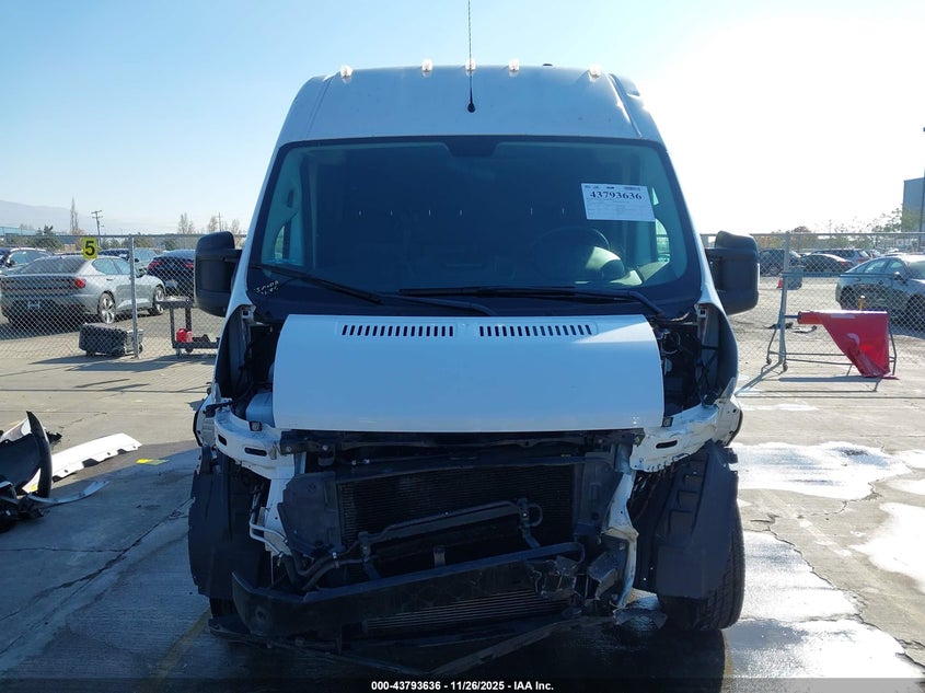 2021 Ram Promaster 1500 High Roof 136 Wb VIN: 3C6LRVBGXME554127 Lot: 43793636