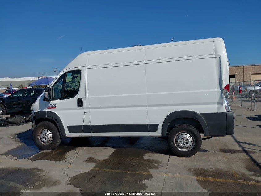 2021 Ram Promaster 1500 High Roof 136 Wb VIN: 3C6LRVBGXME554127 Lot: 43793636