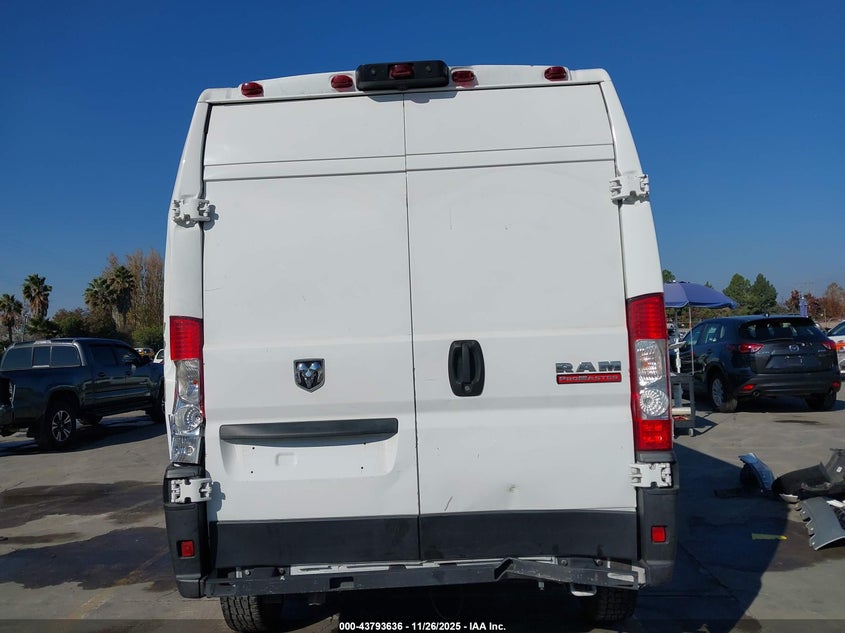 2021 Ram Promaster 1500 High Roof 136 Wb VIN: 3C6LRVBGXME554127 Lot: 43793636