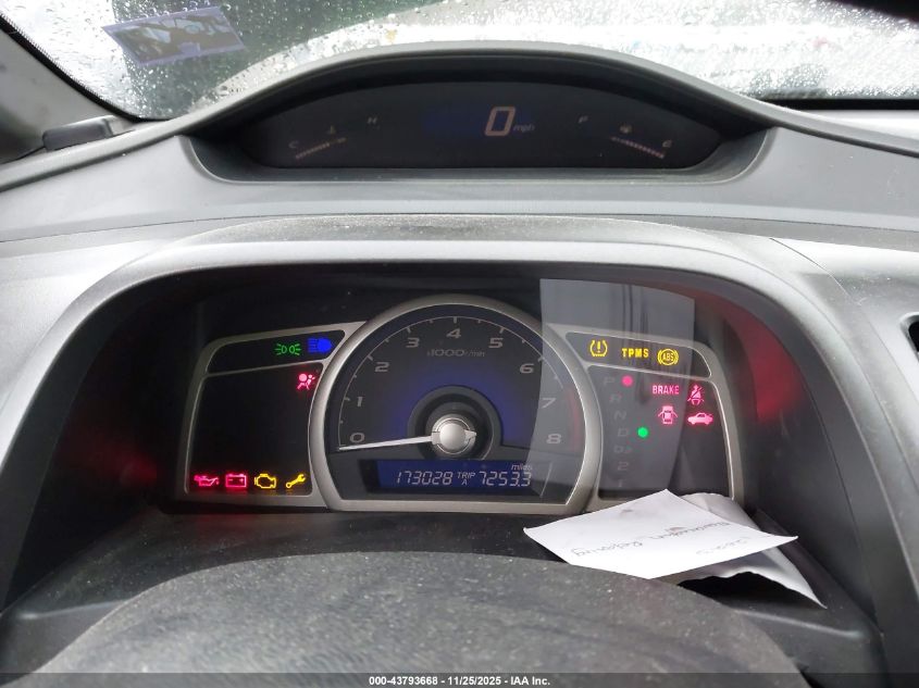 2009 Honda Civic Lx VIN: 2HGFA16529H363295 Lot: 43793668