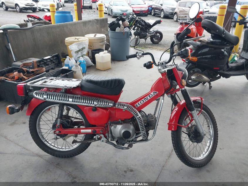1983 Honda Ct110 VIN: JH2JD0101DS302504 Lot: 43793712