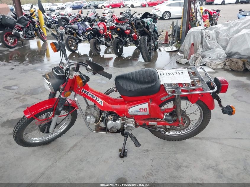 1983 Honda Ct110 VIN: JH2JD0101DS302504 Lot: 43793712