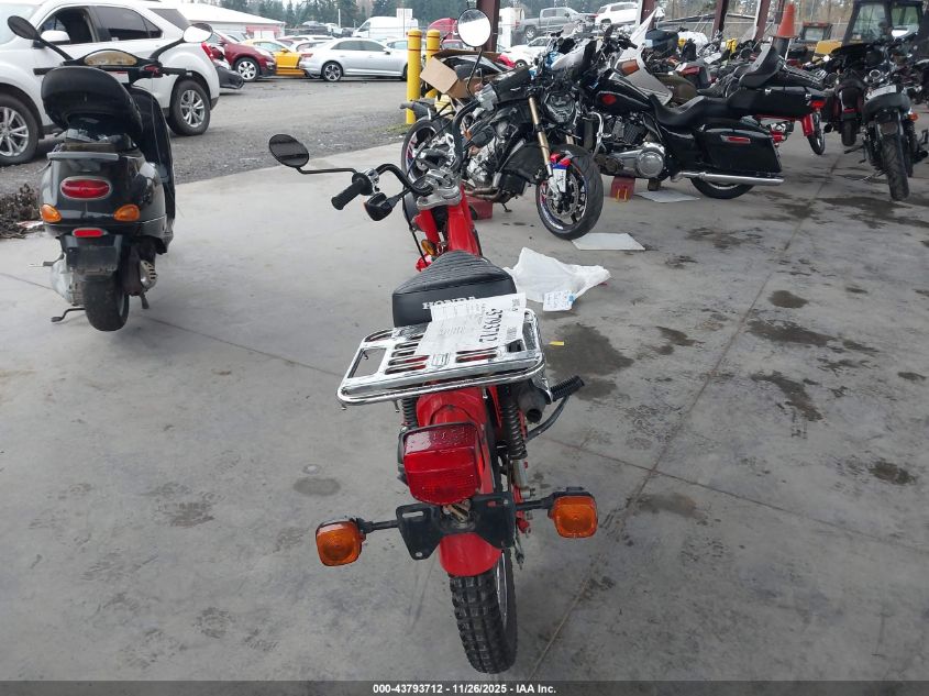 1983 Honda Ct110 VIN: JH2JD0101DS302504 Lot: 43793712