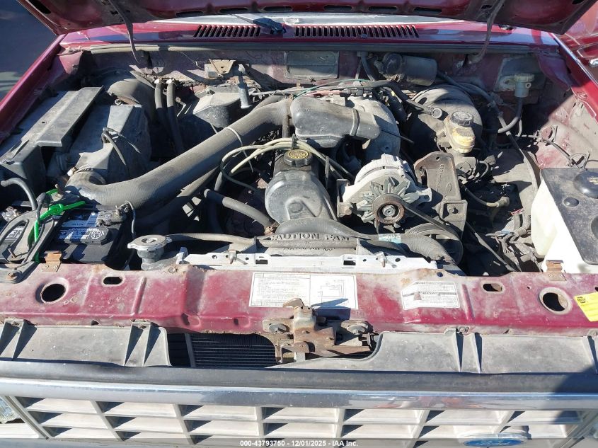 1988 Ford Ranger VIN: 1FTBR10A8JUD69955 Lot: 43793750