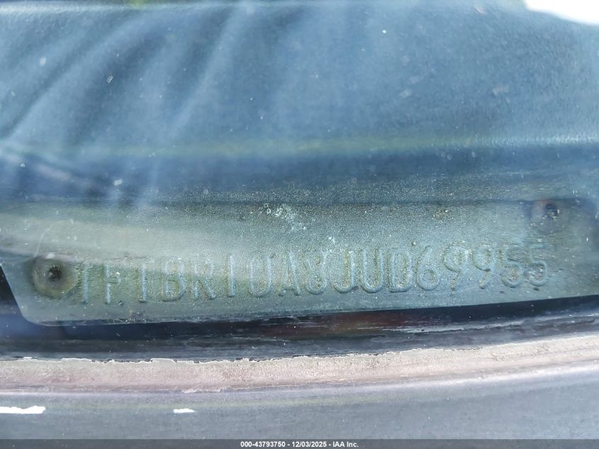 1988 Ford Ranger VIN: 1FTBR10A8JUD69955 Lot: 43793750