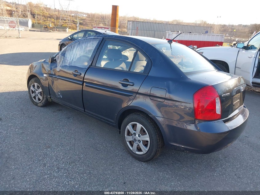 KMHCN46C77U157935 2007 HYUNDAI ACCENT photo no. 3