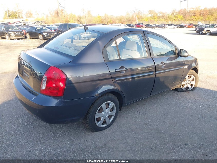 KMHCN46C77U157935 2007 HYUNDAI ACCENT photo no. 4