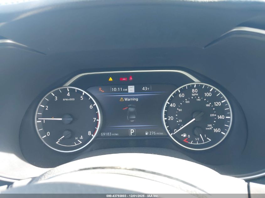 2020 Nissan Maxima Sl Xtronic Cvt VIN: 1N4AA6DV7LC379713 Lot: 43793803