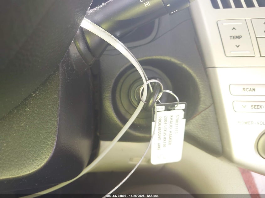 2004 Lexus Rx 330 VIN: JTJGA31U140031503 Lot: 43793896