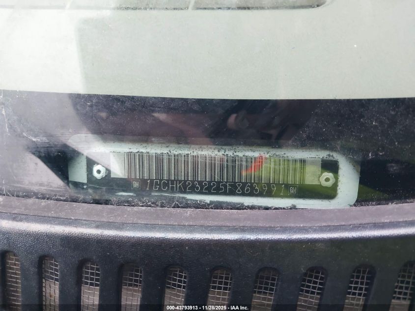 2005 Chevrolet Silverado 2500Hd Lt VIN: 1GCHK23225F863991 Lot: 43793913
