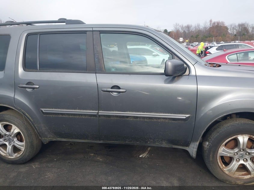 2012 Honda Pilot Ex-L VIN: 5FNYF4H50CB040478 Lot: 43793925