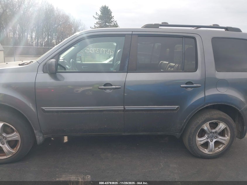 2012 Honda Pilot Ex-L VIN: 5FNYF4H50CB040478 Lot: 43793925