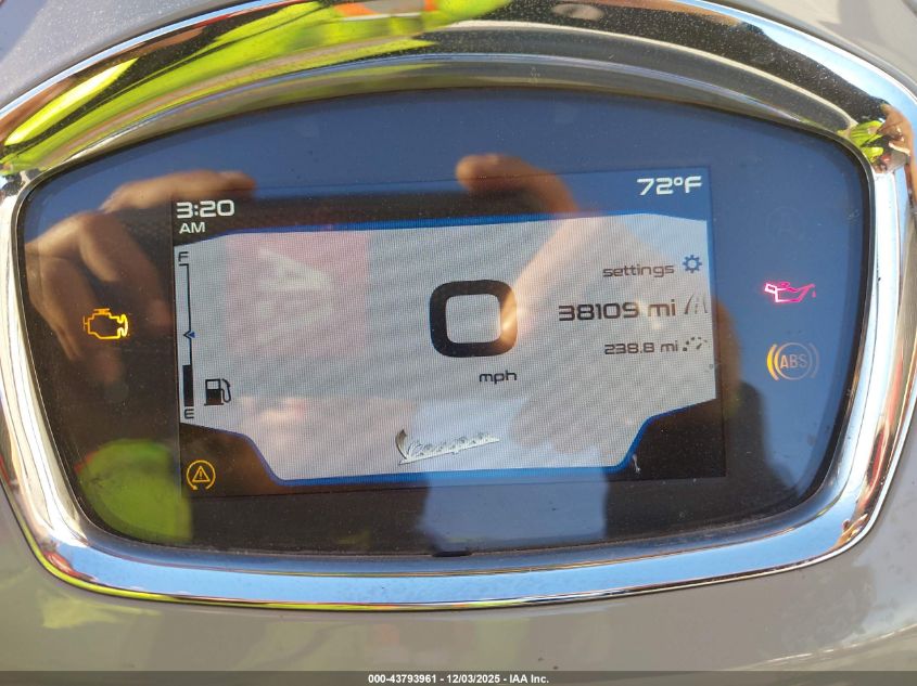 2020 Vespa Gts 300 Super VIN: ZAPMA39M1L5201451 Lot: 43793961