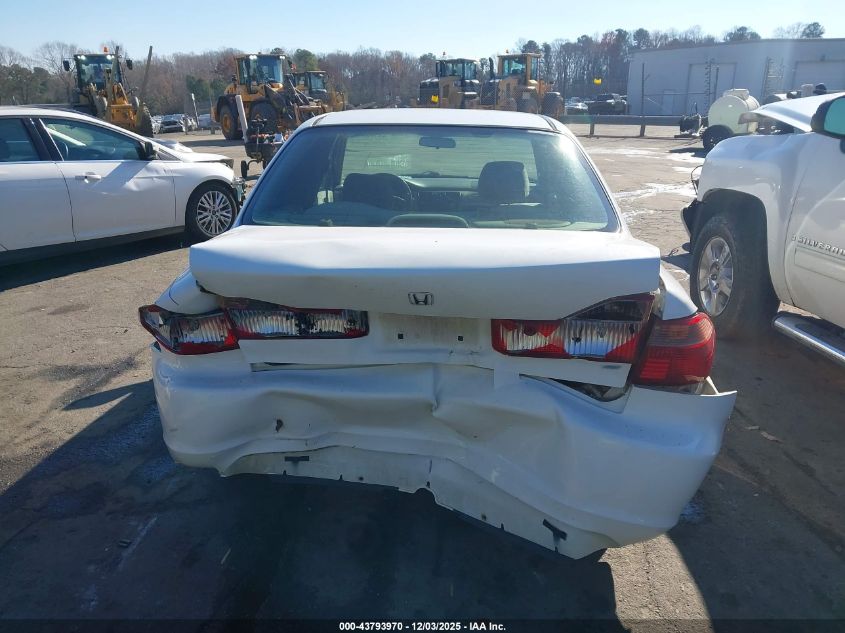 2000 Honda Accord 2.3 Lx VIN: 1HGCG6653YA081002 Lot: 43793970