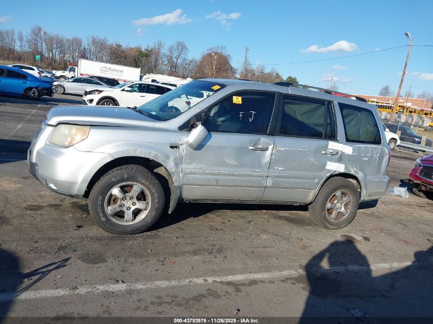 2006 Honda Pilot Ex VIN: 5FNYF28446B021576 Lot: 43793976