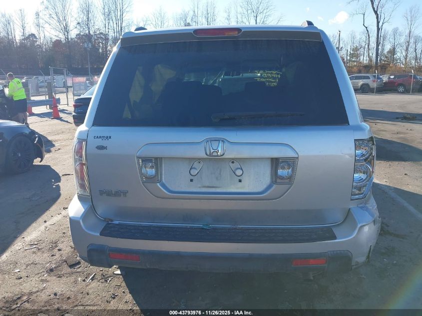 2006 Honda Pilot Ex VIN: 5FNYF28446B021576 Lot: 43793976