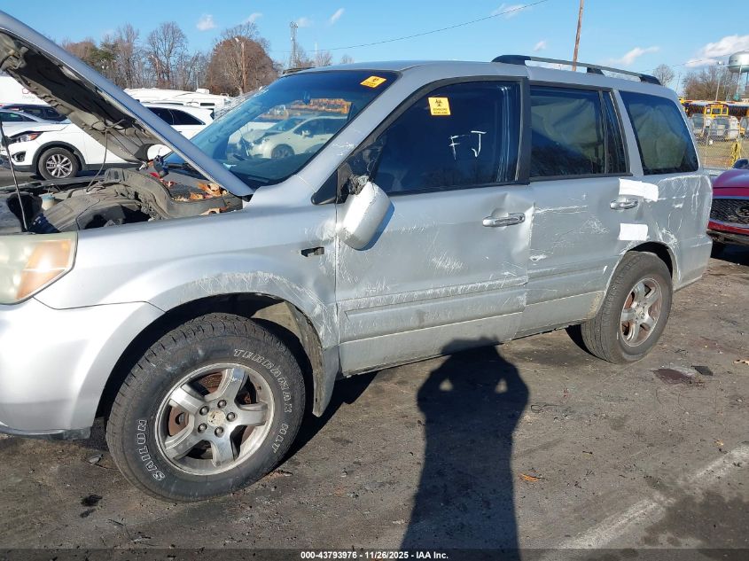 2006 Honda Pilot Ex VIN: 5FNYF28446B021576 Lot: 43793976