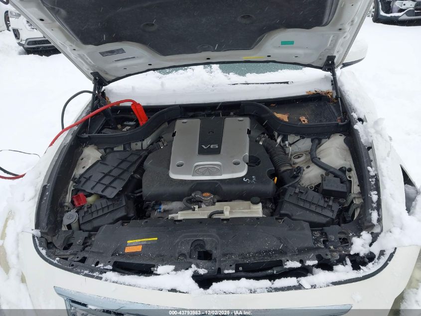 2012 Infiniti G25X VIN: JN1DV6AR7CM730815 Lot: 43793983