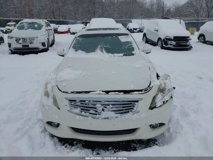 2012 Infiniti G25X VIN: JN1DV6AR7CM730815 Lot: 43793983