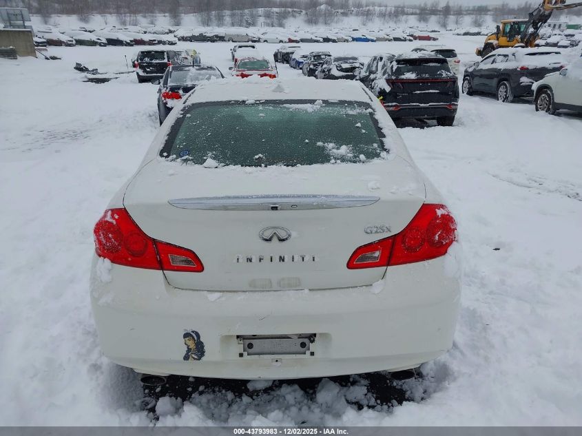 2012 Infiniti G25X VIN: JN1DV6AR7CM730815 Lot: 43793983