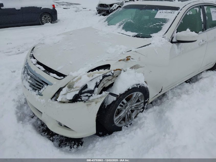 2012 Infiniti G25X VIN: JN1DV6AR7CM730815 Lot: 43793983