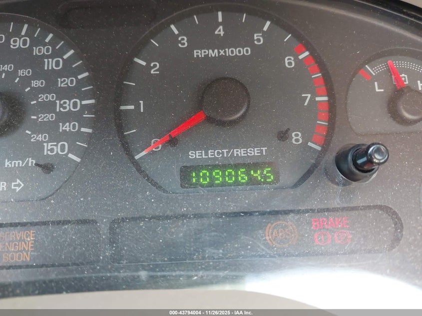 2003 Ford Mustang Gt VIN: 1FAFP45XX3F334529 Lot: 43794004