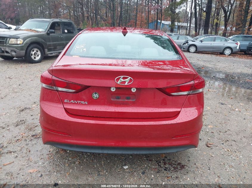 2018 Hyundai Elantra Sel VIN: 5NPD84LF9JH392420 Lot: 43794015