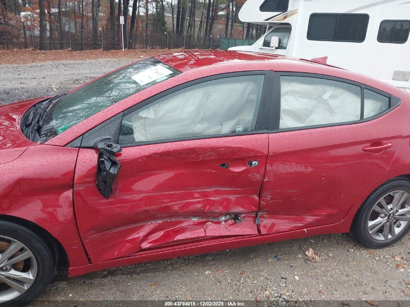 2018 Hyundai Elantra Sel VIN: 5NPD84LF9JH392420 Lot: 43794015