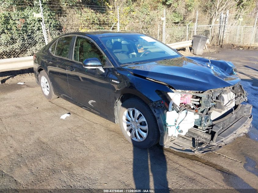 2019 Toyota Camry Hybrid Le VIN: 4T1B31HK5KU509925 Lot: 43794046