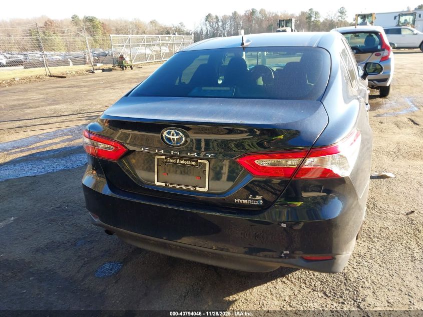 2019 Toyota Camry Hybrid Le VIN: 4T1B31HK5KU509925 Lot: 43794046