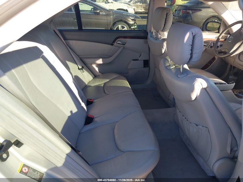 2002 Mercedes-Benz S 500 VIN: WDBNG75J92A230711 Lot: 43794060