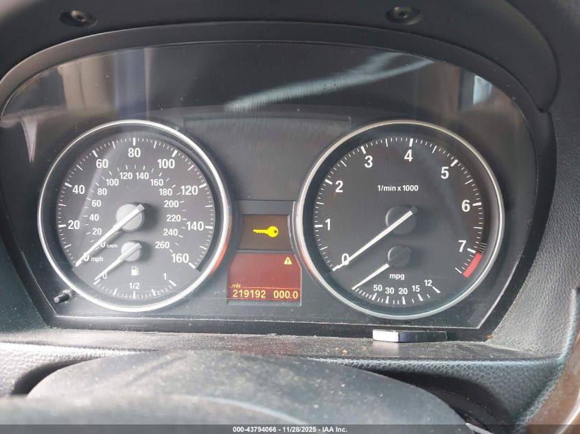 2009 BMW 328I VIN: WBAPH53549A437757 Lot: 43794066