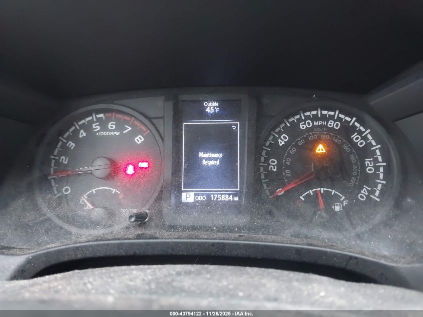 2018 Toyota Tacoma Sr VIN: 5TFSX5EN0JX059547 Lot: 43794122