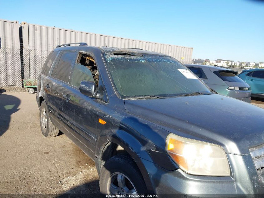 2006 Honda Pilot Ex-L VIN: 2HKYF18516H543232 Lot: 43794127