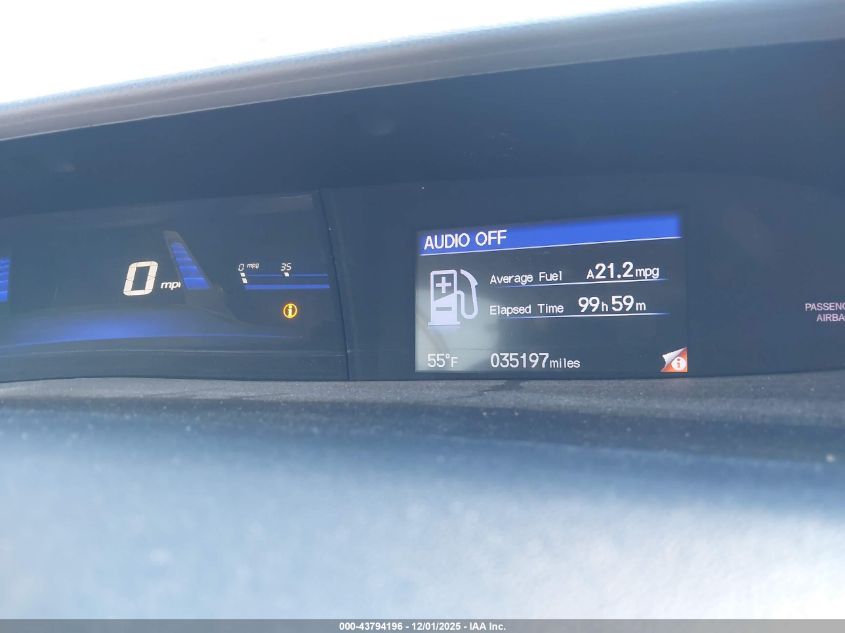 2015 Honda Civic Lx VIN: 2HGFG3B5XFH521913 Lot: 43794196