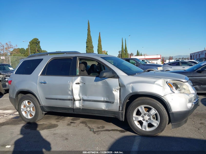 2009 GMC Acadia Sle-1 VIN: 1GKER13D59J110201 Lot: 43794214