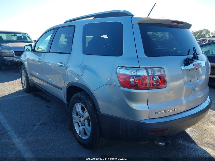 2009 GMC Acadia Sle-1 VIN: 1GKER13D59J110201 Lot: 43794214
