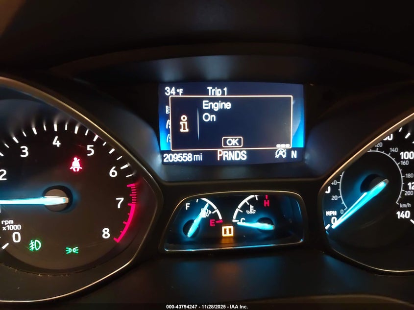 2017 Ford Escape Titanium VIN: 1FMCU9J90HUA27525 Lot: 43794247