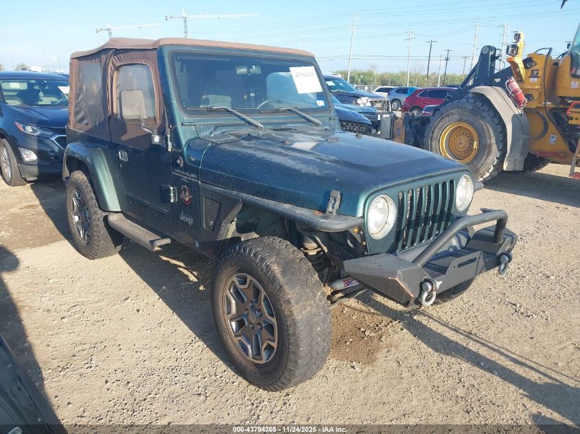 1999 Jeep Wrangler Sahara